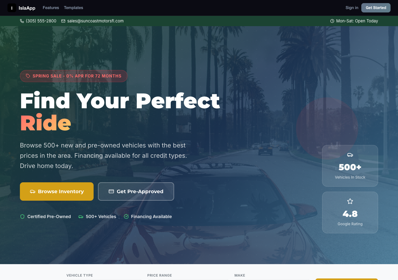 Car Dealership & Auto Sales