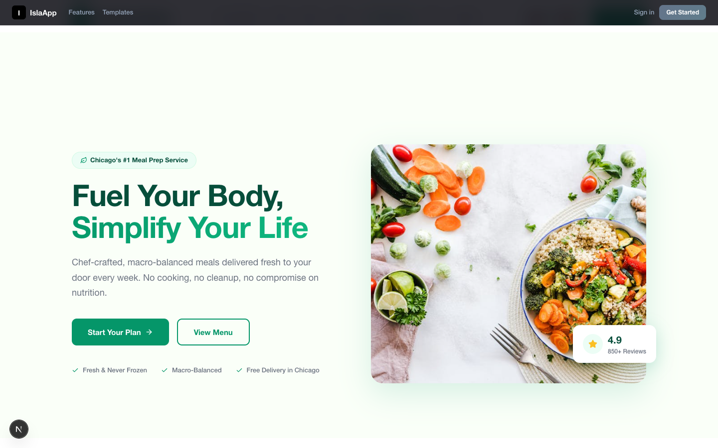 Healthy Meal Prep & Catering