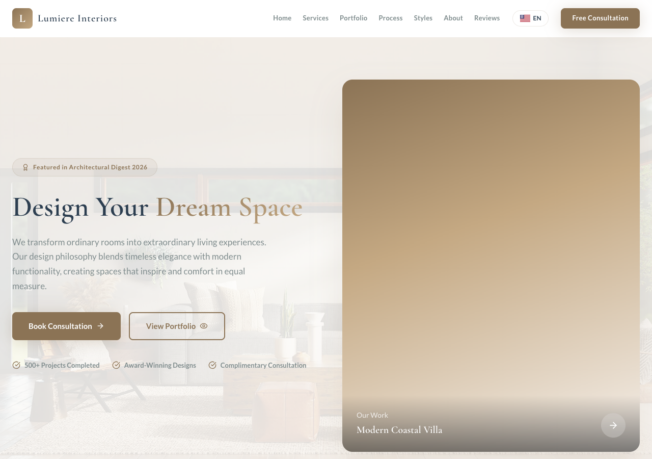 Interior Design & Home Staging