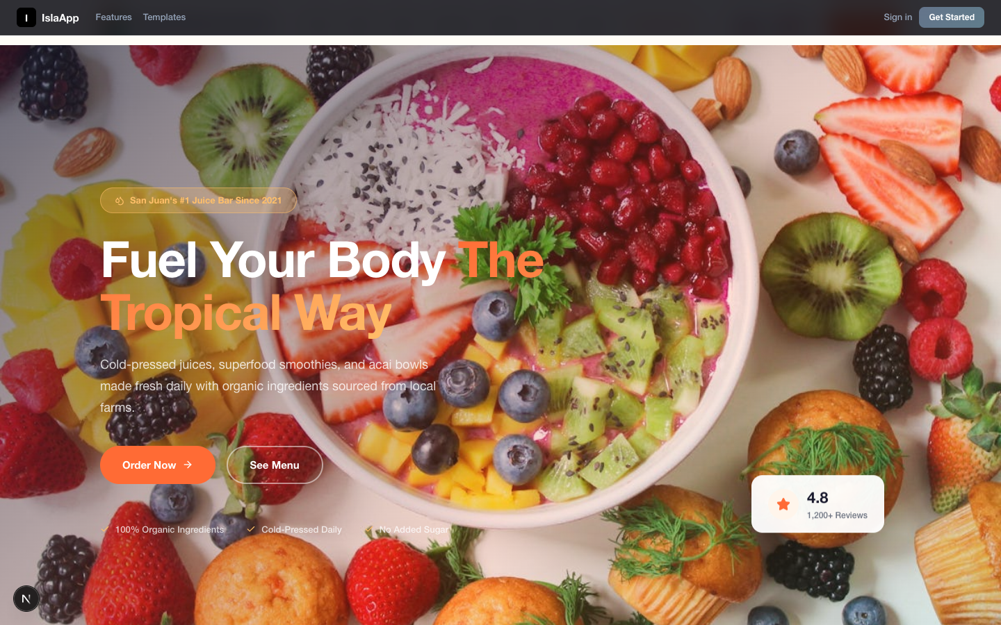 Juice Bar & Smoothie Shop