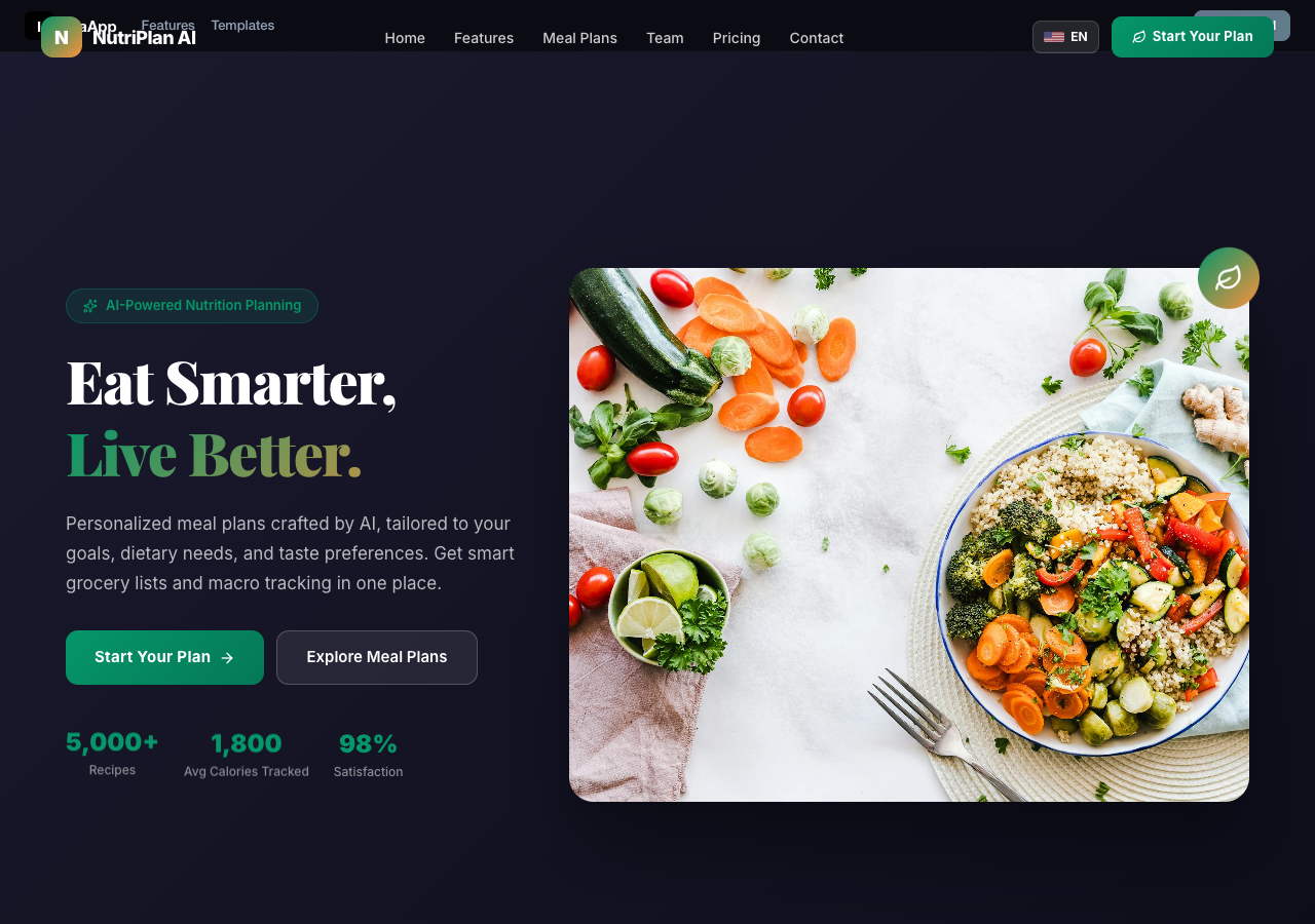 AI Meal Planner & Grocery List