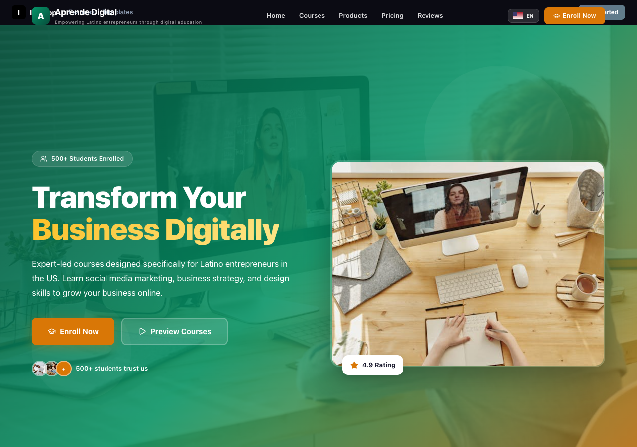 Online Course & Digital Products