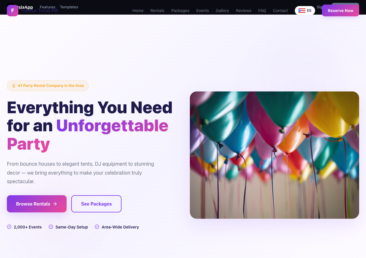 Party & Event Rental