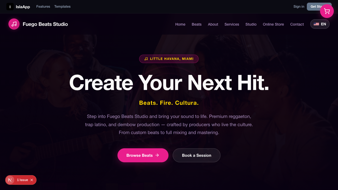 AI Reggaeton Beat Studio