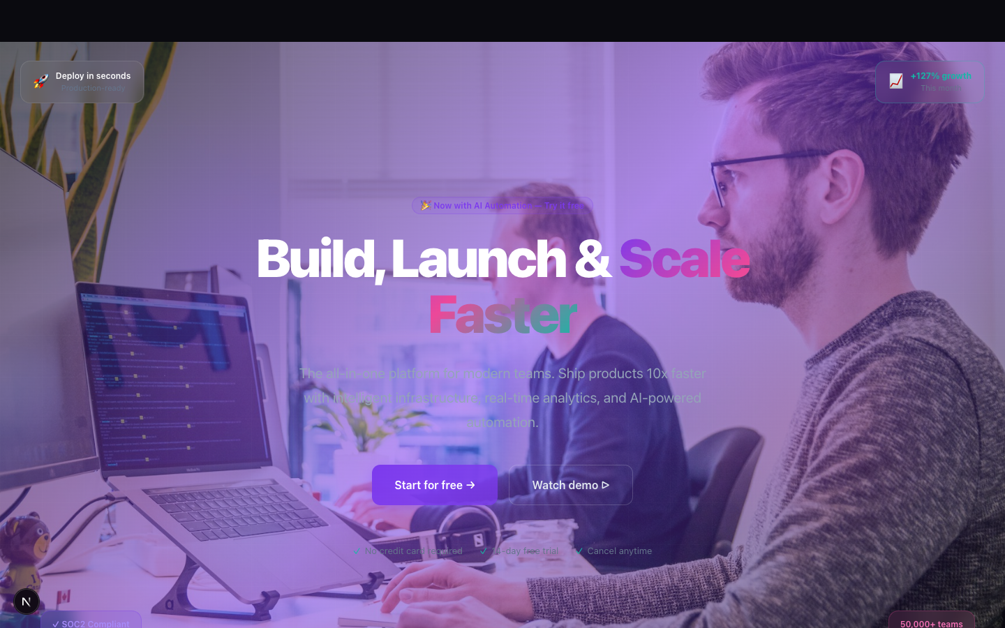 SaaS Landing Page
