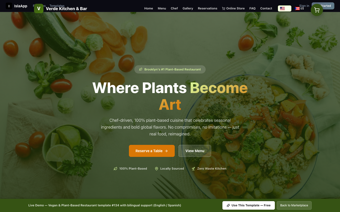 Vegan & Plant-Based Restaurant